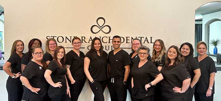 Dental team at Stone Ranch Dental Group in Hurst, TX